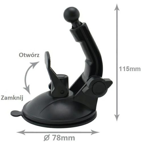 Beline - autós telefontartó műszerfalra/szélvédőre fekete