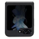 BMW Bőr Hot Stamp tok Samsung Galaxy Z Flip 5 - fekete