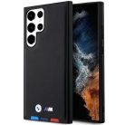 BMW BMHCS23L22PTDK S23 Ultra S918 fekete/fekete bőr lenyomat trikolor tok