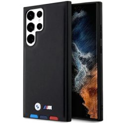   BMW BMHCS23L22PTDK S23 Ultra S918 fekete/fekete bőr lenyomat trikolor tok