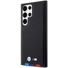 BMW BMHCS23L22PTDK S23 Ultra S918 fekete/fekete bőr lenyomat trikolor tok