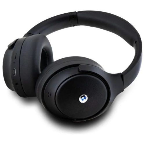 BMW Bluetooth ANC On-Ear Fejhallgató BMBHKL601SSLVK Fekete/Fekete Fém Logók