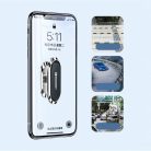 Wozinsky Mágneses autós telefontartó műszerfalra fekete (WMH-06)