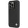 iPhone 14 Pro BMW BMHCP14L22RQDK bőr steppelt tok fekete