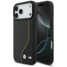iPhone 17 Pro Max BMW M Carbon Line & Logo MagSafe sárga tok