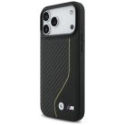 iPhone 17 Pro Max BMW M Carbon Line & Logo MagSafe sárga tok