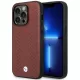 iPhone 14 Pro Max 6.7" Burgundy/Burgundy Leather Diamond Pattern MagSafe BMW BMHMP14X22RFGR tok