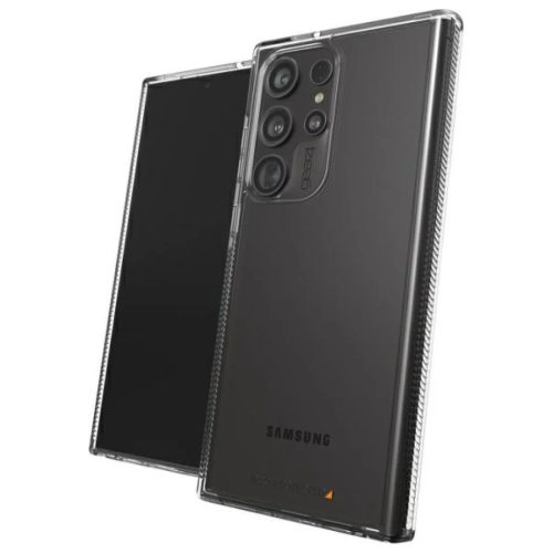 Gear4 D3O Crystal Palace tok Samsung Galaxy S23 Ultra számára Átlátszó tok