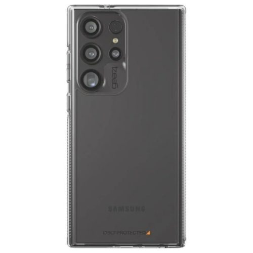 Gear4 D3O Crystal Palace tok Samsung Galaxy S23 Ultra számára Átlátszó tok