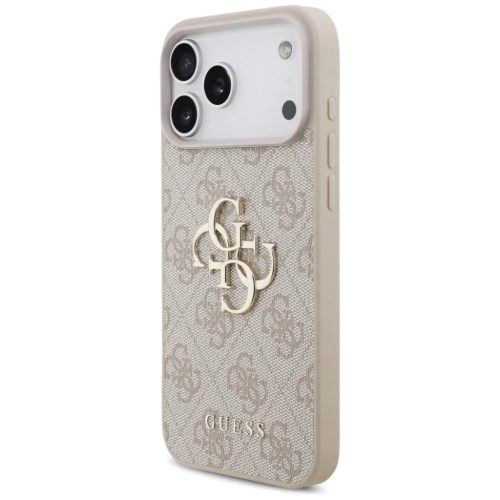 iPhone 17 Pro Max 4G Klasszikus Logós Pánt Rózsaszín Guess tok