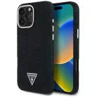 iPhone 16 Pro Fekete Guess HC MagSafe FW Farmer Háromszög Logós tok