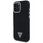 iPhone 16 Pro Fekete Guess HC MagSafe FW Farmer Háromszög Logós tok