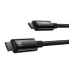 Baseus Tungsten Gold USB-C - USB-C kábel 240W 1m (fekete)