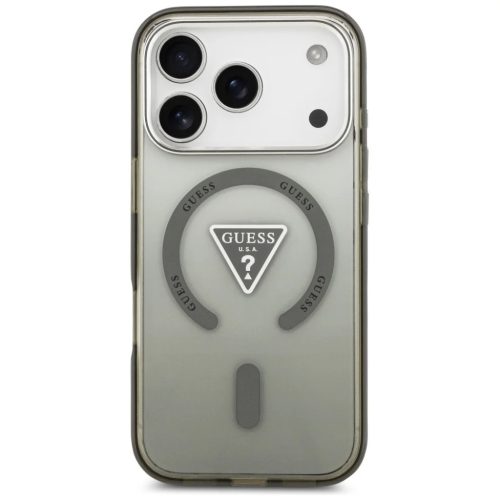 iPhone 17 Pro Max Guess IML Gradient Triangle Logo MagSafe (GUHMP17XHGTMLCGA) - Khaki tok