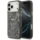 iPhone 17 Pro Max Guess Python Mintás MagSafe tok Fekete