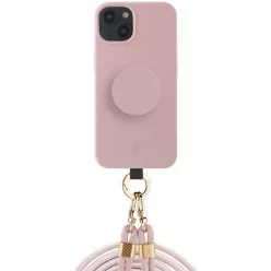   iPhone 15 6.1" Just Elegance 3in1 PopGrip rózsaszín tok