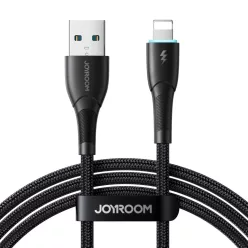   Joyroom Starry Series SA32-AL3 3A USB-A / Lightning kábel 1m - fekete