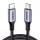 Ugreen US316 USB-C - USB-C kábel, 100W, 5A 0,5m (fekete)