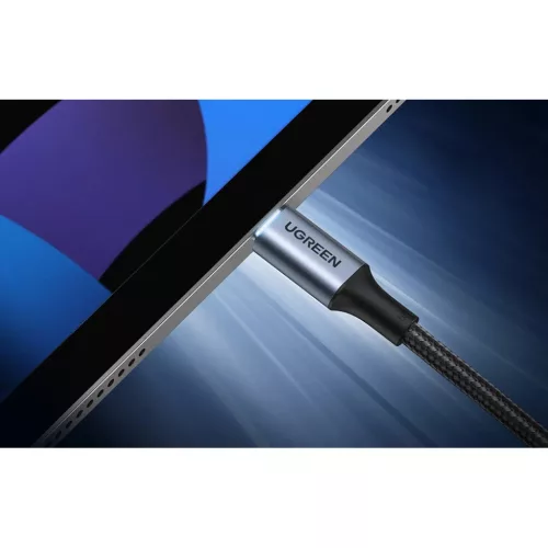 Ugreen US316 USB-C - USB-C kábel, 100W, 5A 0,5m (fekete)