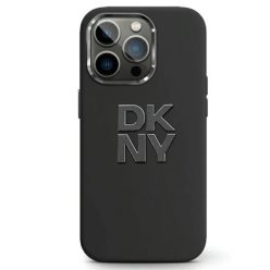   Original Case DKNY hardcase Liquid Silicone Metal Logo DKHCP15XSMCBSK tok iPhone 15 Pro Max fekete