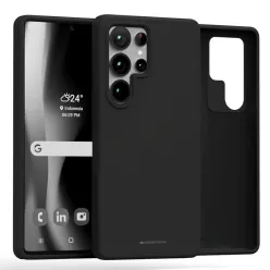 Samsung Galaxy S25 Ultra fekete Pure MagSafe Szilikon tok