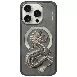 Nimmy Dragon MagSafe tok iPhone 16 Pro - Szürke