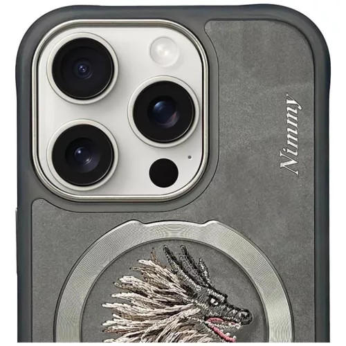 Nimmy Dragon MagSafe tok iPhone 16 Pro - Szürke