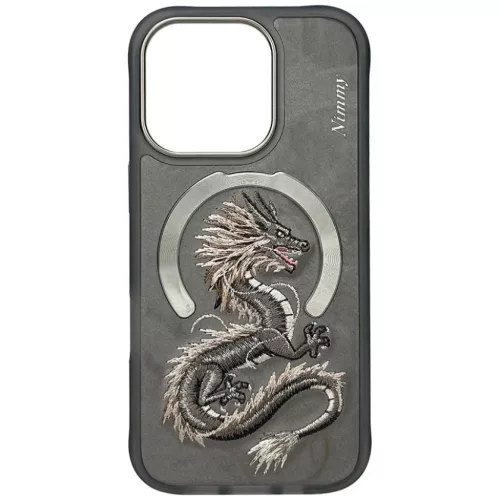 Nimmy Dragon MagSafe tok iPhone 16 Pro - Szürke