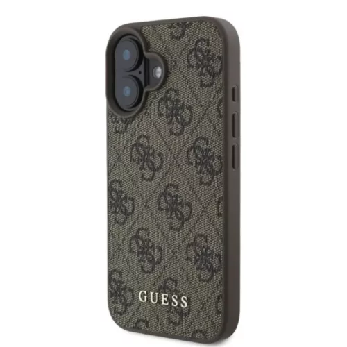 iPhone 16 Barna GUESS Original Case 4G Classic GUHCP16SG4GFBR merev tok