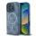 iPhone 16 Pro kék Eredeti GUESS keménytok 4G Ring Classic Logo MagSafe GUHMP16LG4GFRB