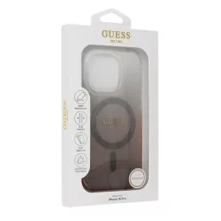   iPhone 16 Pro Barna Original Case GUESS IML Glitter Gradient Magsafe GUHMP16LHGRCELW tok