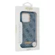 Iphone 16 Pro Eredeti GUESS 4G Logós Lemez Magsafe GUHMP16LU4GPRB kék tok