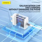 Foneng Fali töltő EU62 GaN - Type C - PD 45W Type C - Type C kábellel fehér