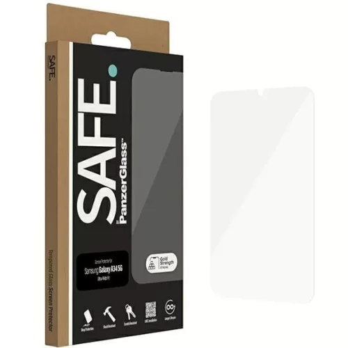 SAFE edzett üvegfólia PanzerGlass Samsung Galaxy A34 5G készülékhez
