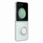 Szilikon Gadget tok Samsung Galaxy Z Flip 5 + USB C 25W töltő - átlátszó