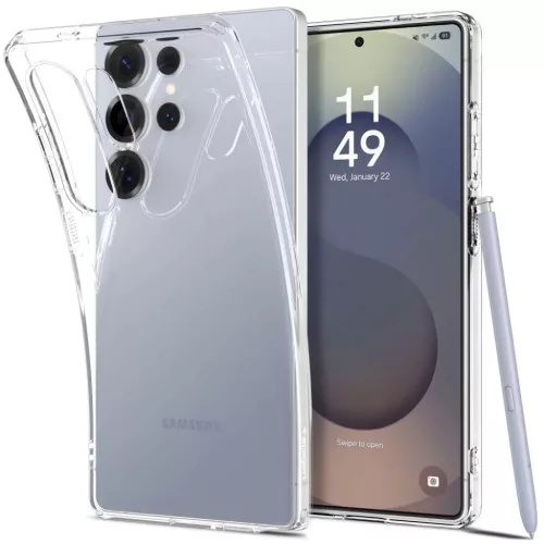 Galaxy S25 Ultra átlátszó Spigen Liquid Crystal tok