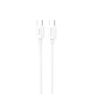 Dudao L4C USB-C / USB-C kábel 30W 2m - fehér