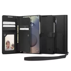 Galaxy S25 Ultra Spigen Wallet ”S” fekete tok