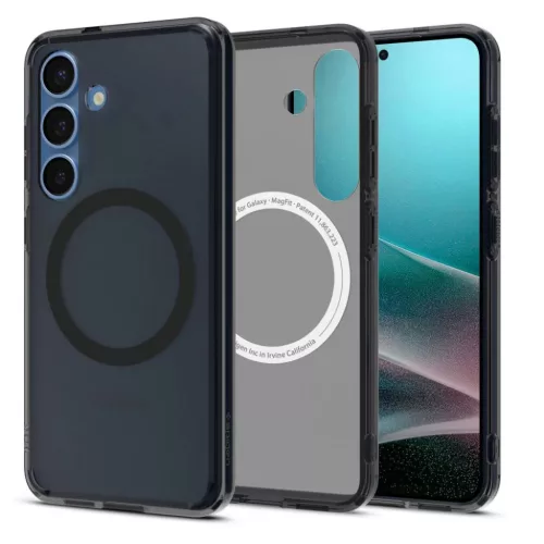 Samsung Galaxy S25 Fagyos fekete Spigen - Ultra Hybrid MagSafe tok