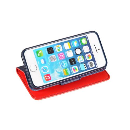 Xiaomi Redmi 10A Telone Fancy fliptok piros/sötétkék