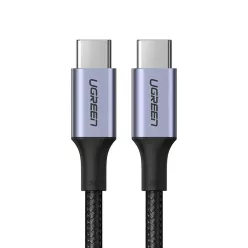   Ugreen US316 70428 USB-C - USB-C PD QC FCP kábel 100W 5A 480Mb/s 1.5m - szürke