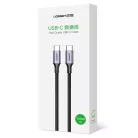 Ugreen US316 70428 USB-C - USB-C PD QC FCP kábel 100W 5A 480Mb/s 1.5m - szürke