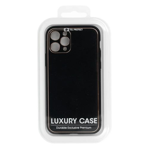 Samsung Galaxy S23 Ultra Tel Protect Luxury szilikon tok fekete
