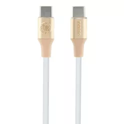   Guess Type-C USB kábel - USB-C - USB-C 1.5m Gyors Töltés világos arany