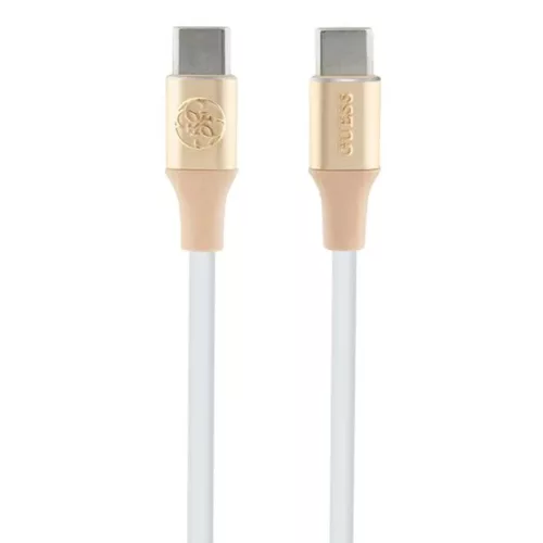 Guess Type-C USB kábel - USB-C - USB-C 1.5m Gyors Töltés világos arany