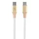 Guess Type-C USB kábel - USB-C - USB-C 1.5m Gyors Töltés világos arany