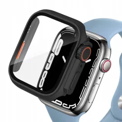  TECH-PROTECT DEFENSE360 APPLE WATCH 10/11 (46MM) FEKETE/NARANCSSÁRGA tok + üvegfólia