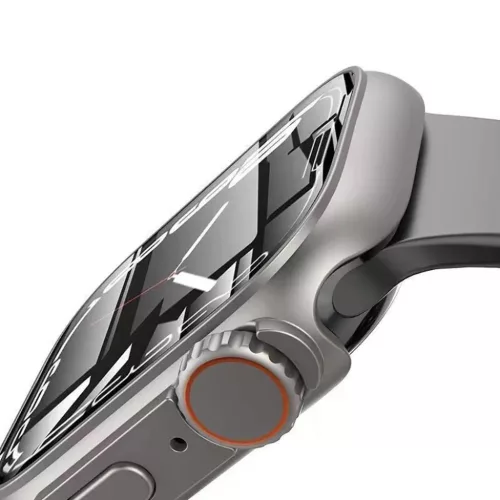 TECH-PROTECT DEFENSE360 APPLE WATCH 10/11 (46MM) FEKETE/NARANCSSÁRGA tok + üvegfólia