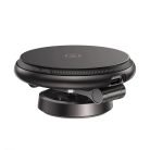 Acefast D30 Mágneses Összecsukható Műszerfal Tartó 15W Induktív Töltővel - Fekete