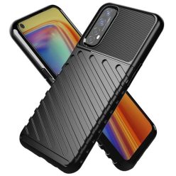   Samsung Galaxy A15 4G/5G Thunder fokozott védelmet biztosító flexibilis TPU tok fekete